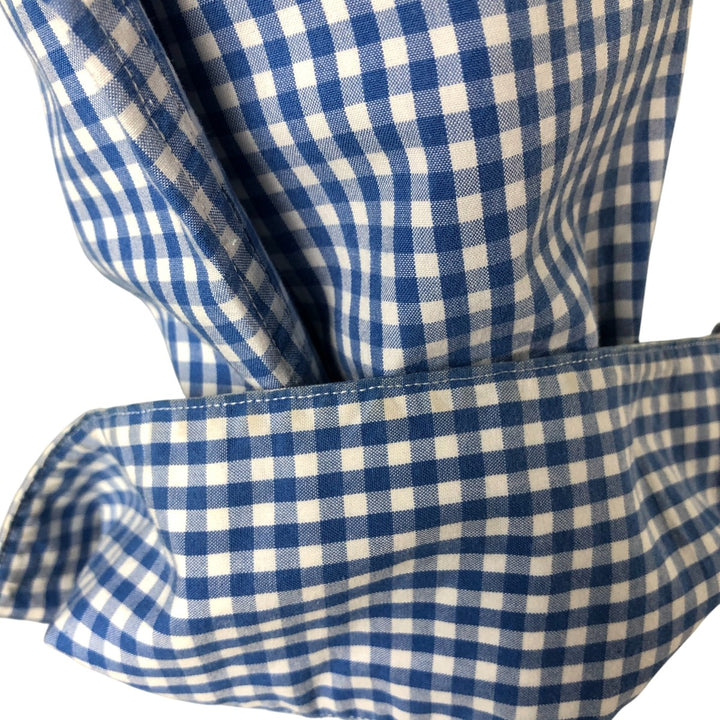 Ralph Lauren POLO by Ralph Lauren Gingham Check Long Sleeve Western Shirt, Men's XXL cotton white type Vintage Second Hand