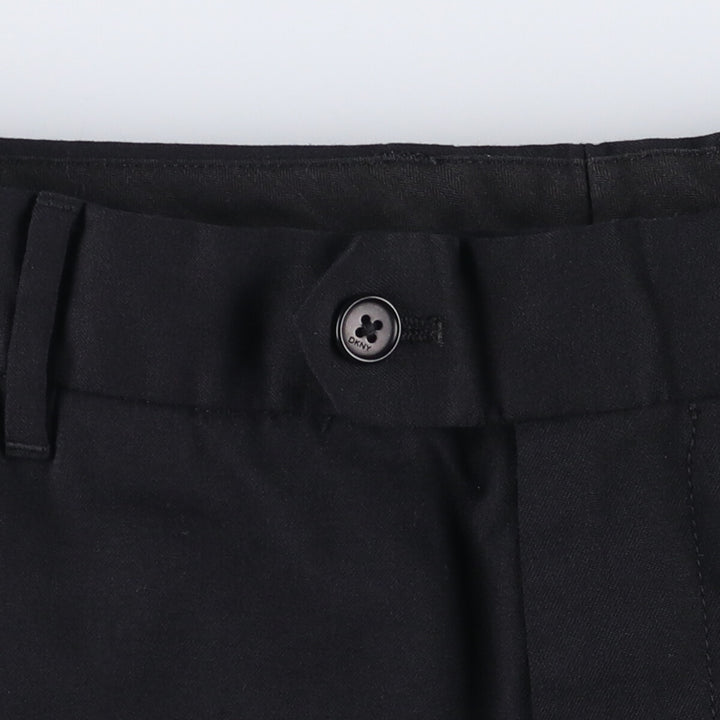 Donna Karan New York DKNY slacks pants for men, size W34 polyester black type Vintage Second Hand