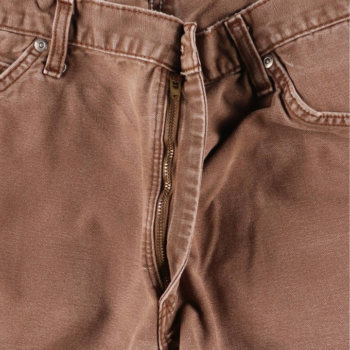 Dickies Duck Work Pants Men's W36 cotton brown type Vintage Second Hand