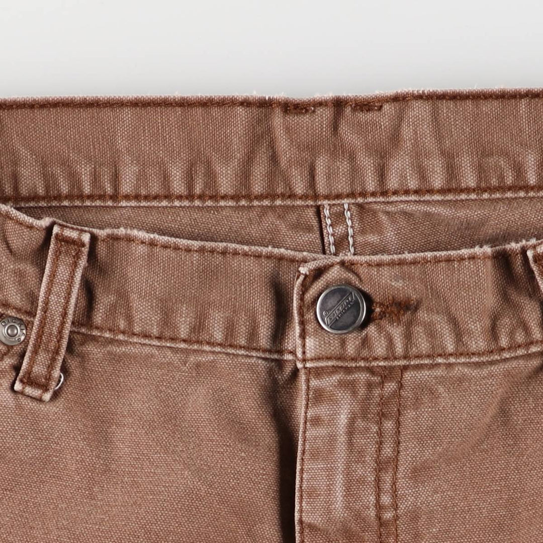 Dickies Duck Work Pants Men's W36 cotton brown type Vintage Second Hand