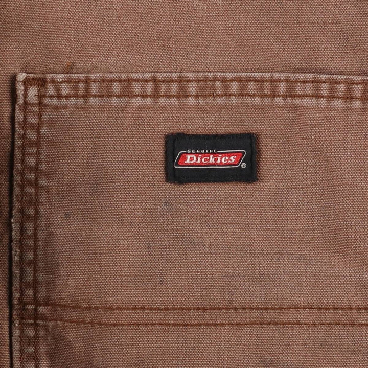 Dickies Relaxed Fit Duck Work Pants, Men's, Size 37 cotton brown type Vintage Second Hand