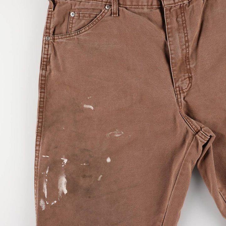 Dickies Relaxed Fit Duck Work Pants, Men's, Size 37 cotton brown type Vintage Second Hand