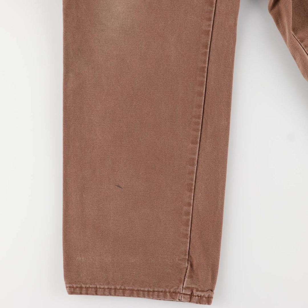 Dickies Relaxed Fit Duck Work Pants, Men's, Size 37 cotton brown type Vintage Second Hand