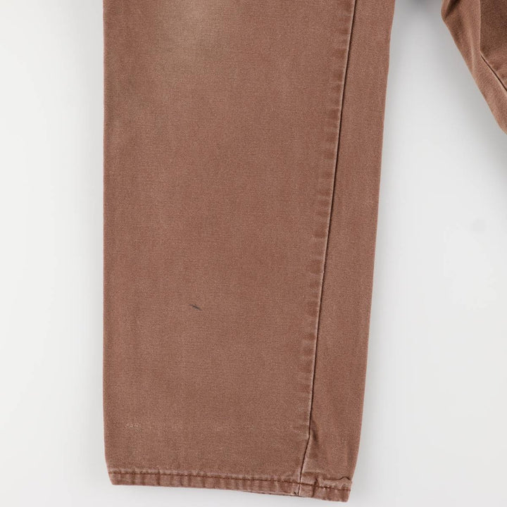 Dickies Relaxed Fit Duck Work Pants, Men's, Size 37 cotton brown type Vintage Second Hand