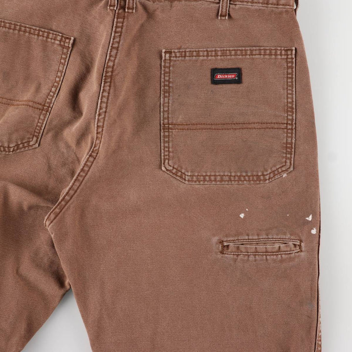 Dickies Relaxed Fit Duck Work Pants, Men's, Size 37 cotton brown type Vintage Second Hand