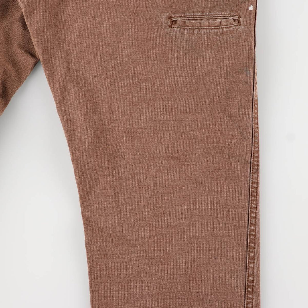 Dickies Relaxed Fit Duck Work Pants, Men's, Size 37 cotton brown type Vintage Second Hand