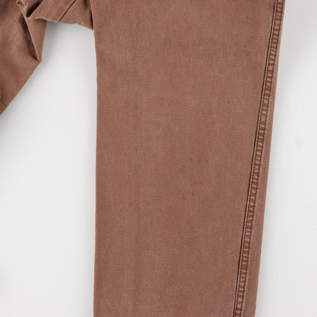 Dickies Relaxed Fit Duck Work Pants, Men's, Size 37 cotton brown type Vintage Second Hand