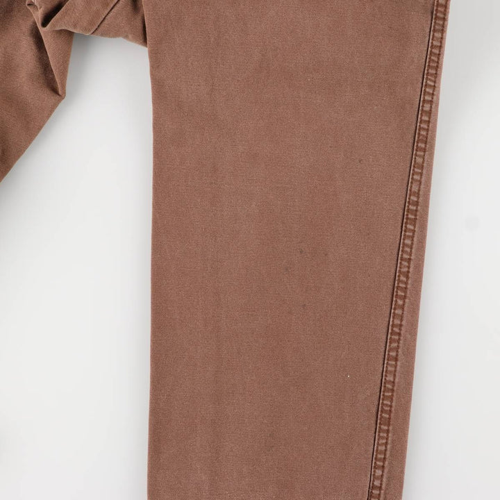 Dickies Relaxed Fit Duck Work Pants, Men's, Size 37 cotton brown type Vintage Second Hand