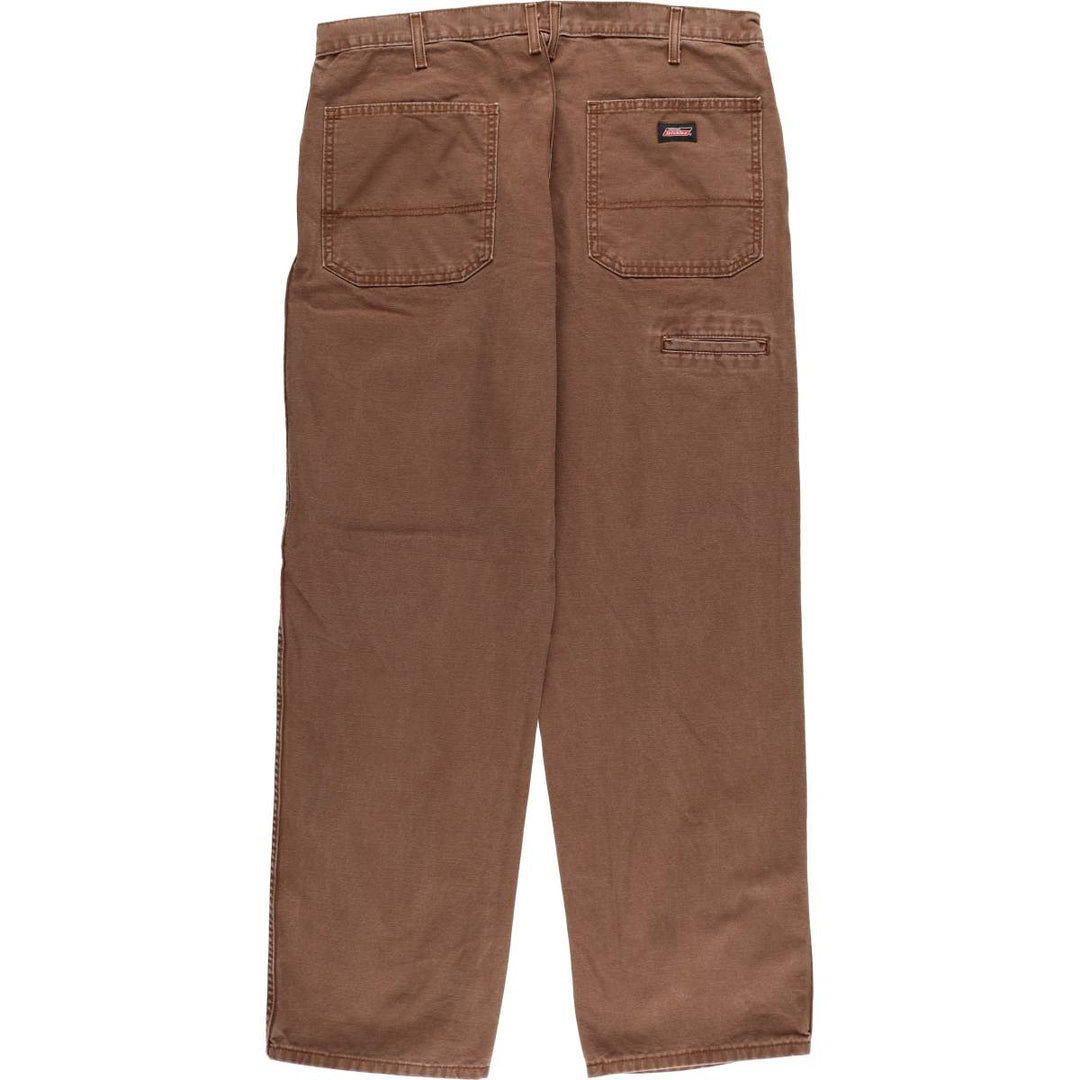 Dickies Duck Work Pants Men's W37 cotton brown type Vintage Second Hand