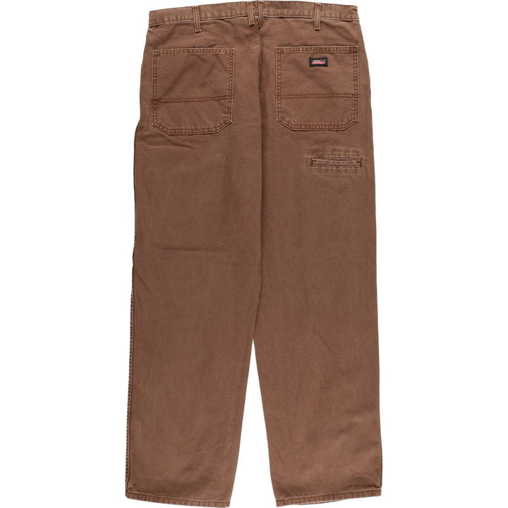 Dickies Duck Work Pants Men's W37 cotton brown type Vintage Second Hand