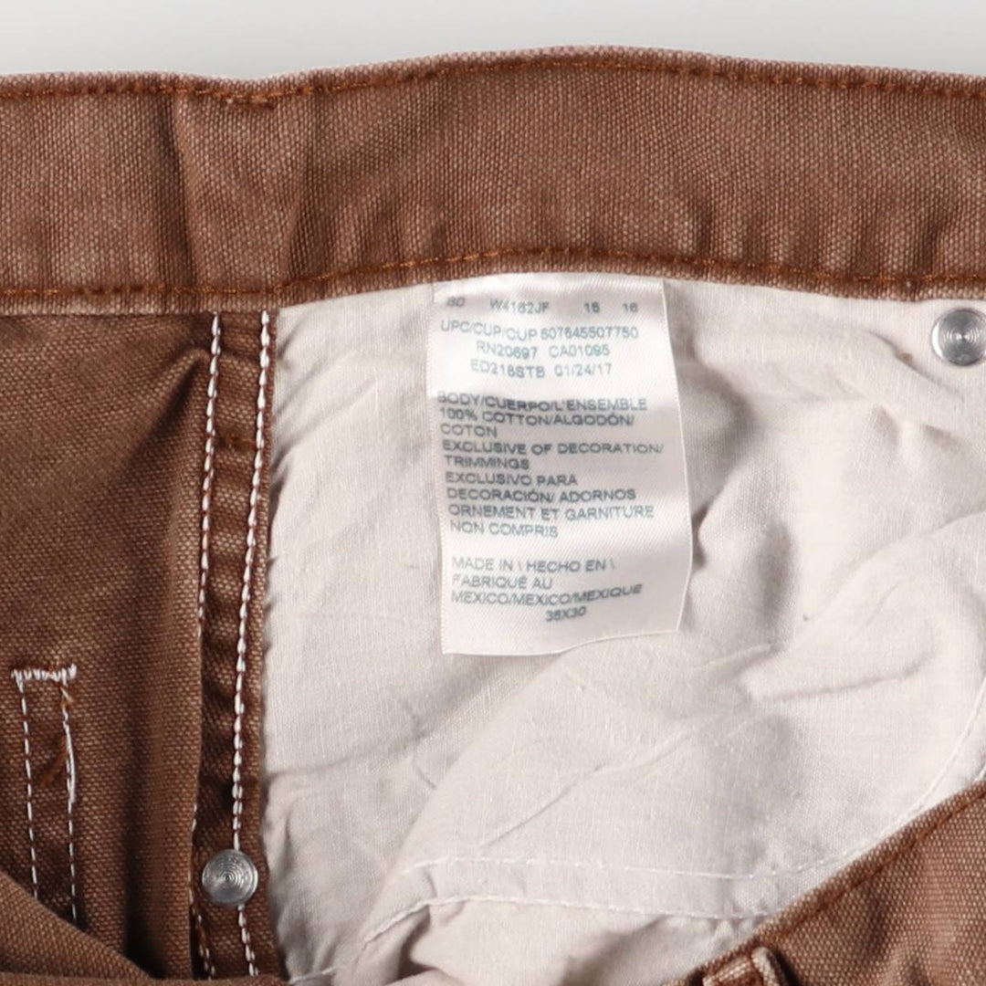 Dickies Duck Work Pants Men's W37 cotton brown type Vintage Second Hand