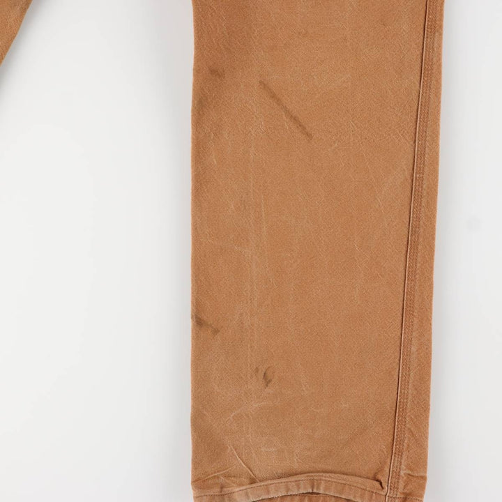 Carhartt Relaxed Fit Rugged Flex Duck Painter Pants, Men's, Size 37 cotton beige type brown Vintage Second Hand