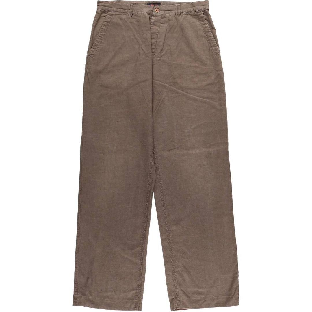 JNS 4YOUJEANS Linen x Cotton Pants, Men's, Size 34 linen brown type Vintage Second Hand