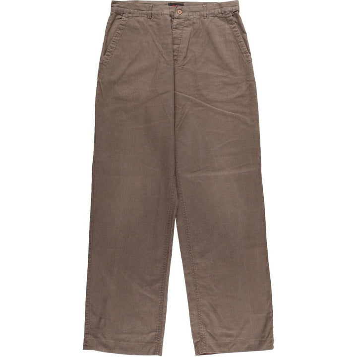 JNS 4YOUJEANS Linen x Cotton Pants, Men's, Size 34 linen brown type Vintage Second Hand