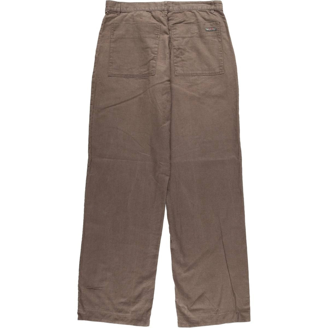 JNS 4YOUJEANS Linen x Cotton Pants, Men's, Size 34 linen brown type Vintage Second Hand