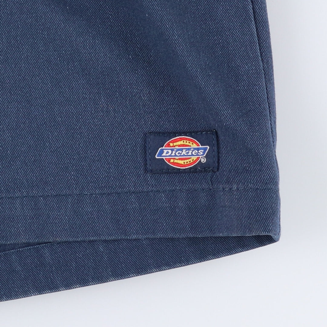 2000'S Dickies Work Shorts, Men's, Size W35 polyester navy blue type Vintage Second Hand