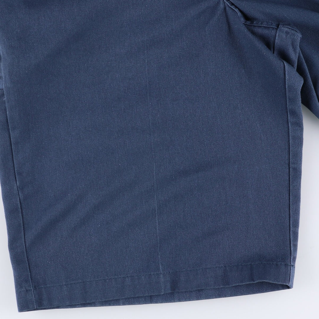 2000'S Dickies Work Shorts, Men's, Size W35 polyester navy blue type Vintage Second Hand
