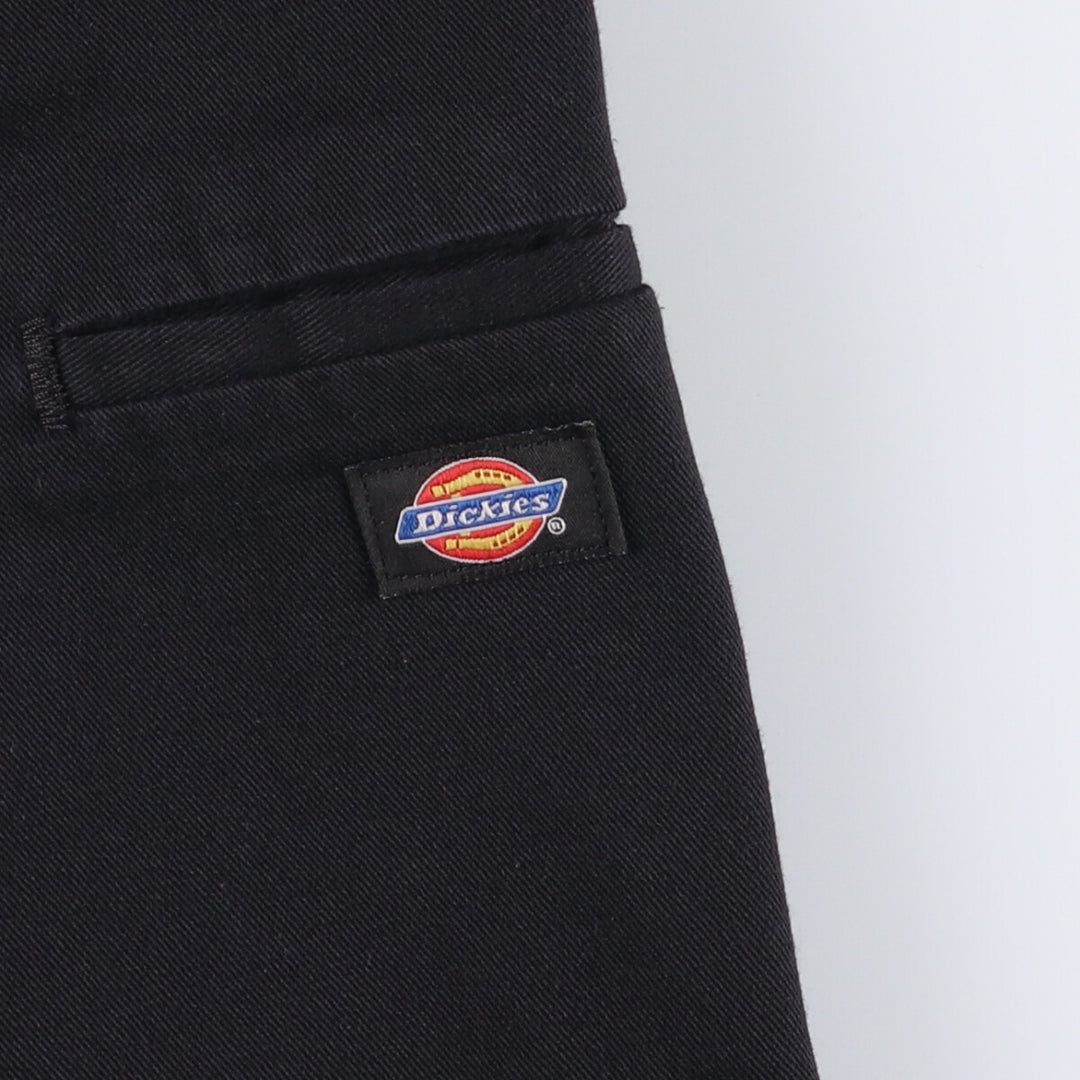 00'S Dickies work shorts, half pants, men's size W34 polyester black type Vintage Second Hand