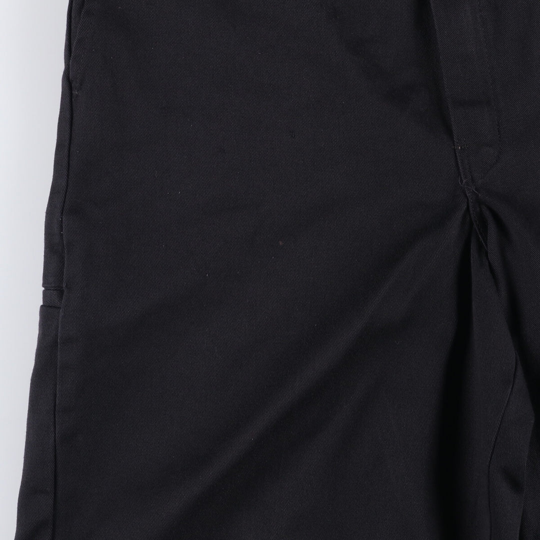 00'S Dickies work shorts, half pants, men's size W34 polyester black type Vintage Second Hand