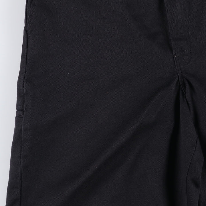 00'S Dickies work shorts, half pants, men's size W34 polyester black type Vintage Second Hand