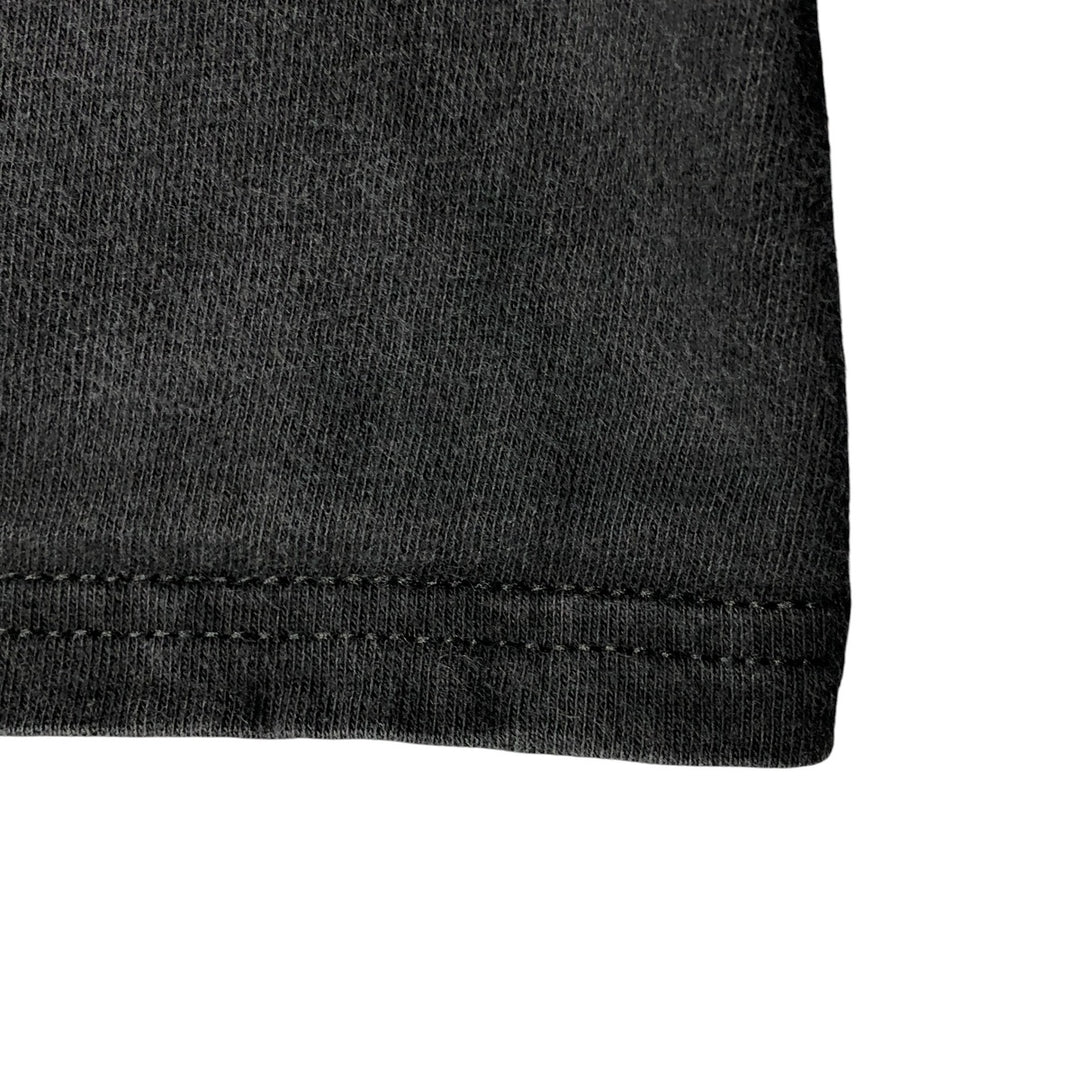 00'S Harley-Davidson Henley neck long T-shirt, made in the USA, men's size L cotton black type Vintage Second Hand