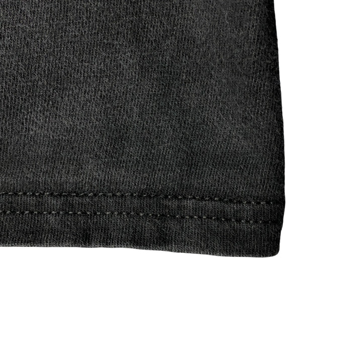 00'S Harley-Davidson Henley neck long T-shirt, made in the USA, men's size L cotton black type Vintage Second Hand