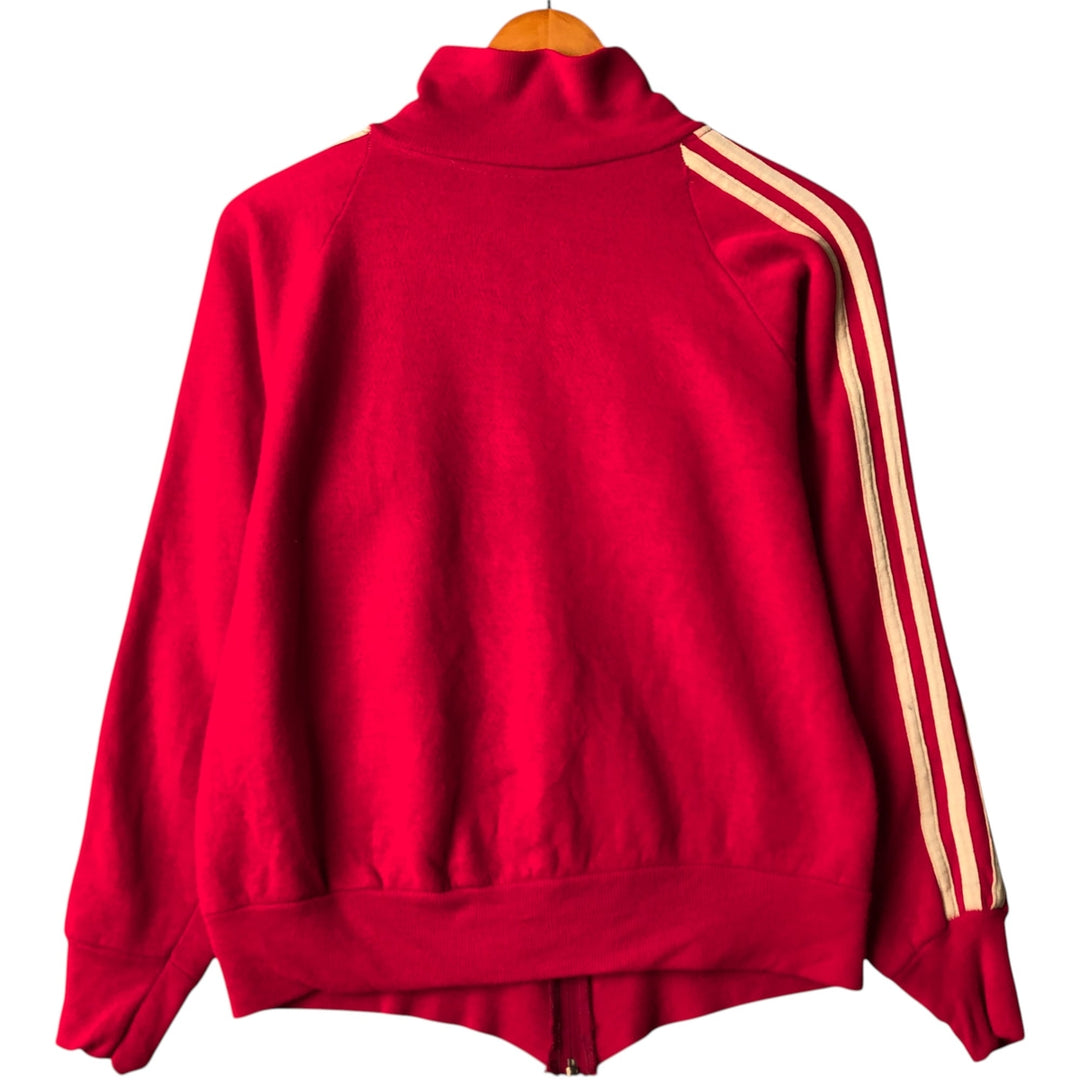 Vintage 1970'S Velva Sheen track jacket, made in the USA, size M, women's. acrylic red type Vintage Second Hand