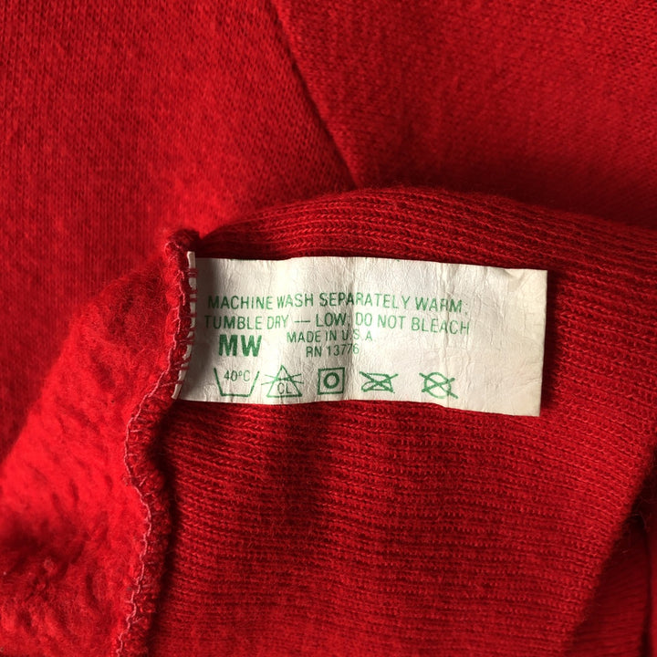 Vintage 1970'S Velva Sheen track jacket, made in the USA, size M, women's. acrylic red type Vintage Second Hand