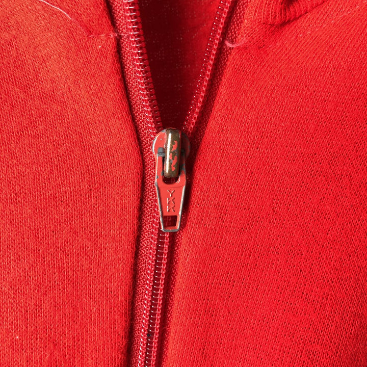 Vintage 1970'S Velva Sheen track jacket, made in the USA, size M, women's. acrylic red type Vintage Second Hand