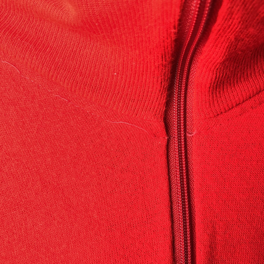 Vintage 1970'S Velva Sheen track jacket, made in the USA, size M, women's. acrylic red type Vintage Second Hand