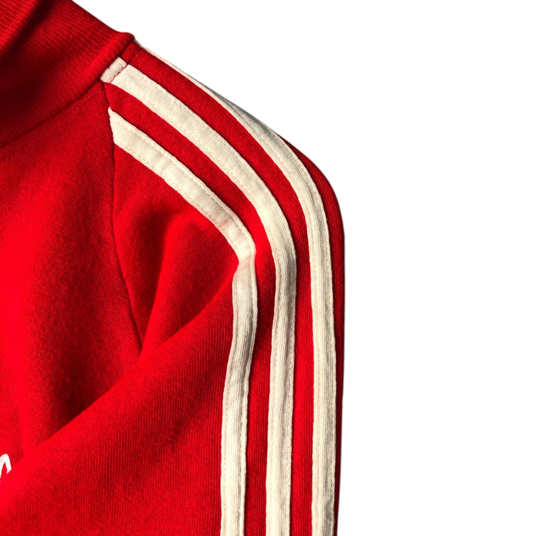 Vintage 1970'S Velva Sheen track jacket, made in the USA, size M, women's. acrylic red type Vintage Second Hand