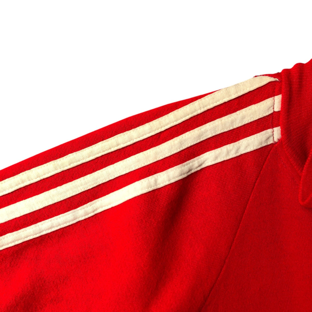 Vintage 1970'S Velva Sheen track jacket, made in the USA, size M, women's. acrylic red type Vintage Second Hand