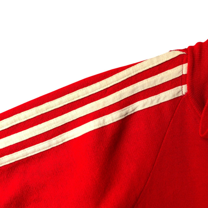 Vintage 1970'S Velva Sheen track jacket, made in the USA, size M, women's. acrylic red type Vintage Second Hand