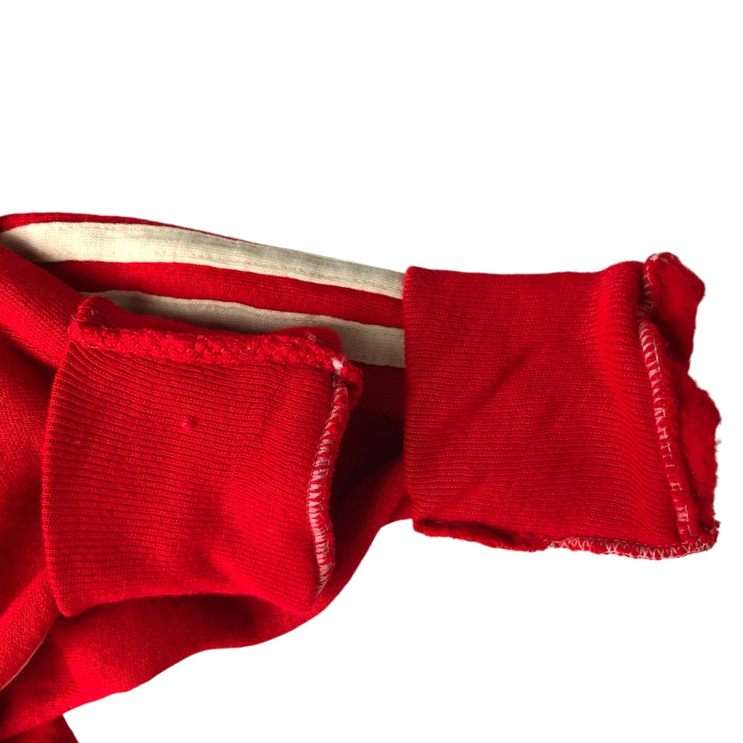 Vintage 1970'S Velva Sheen track jacket, made in the USA, size M, women's. acrylic red type Vintage Second Hand