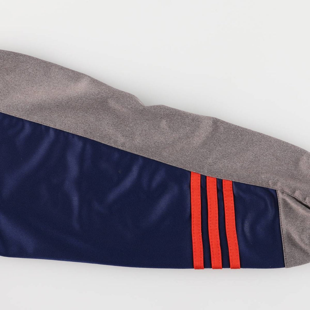 Vintage 90'S adidas track jacket with back logo, size M, women's polyester navy blue type Vintage Second Hand
