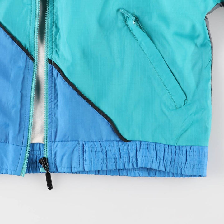 90'S Vintage Nike NIKE Silver Tag Nylon Jacket with Back Logo, Women's Size Medium Nylon Emerald green Vintage Second Hand