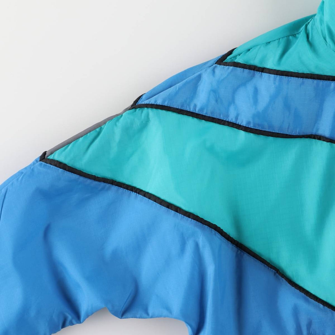 90'S Vintage Nike NIKE Silver Tag Nylon Jacket with Back Logo, Women's Size Medium Nylon Emerald green Vintage Second Hand