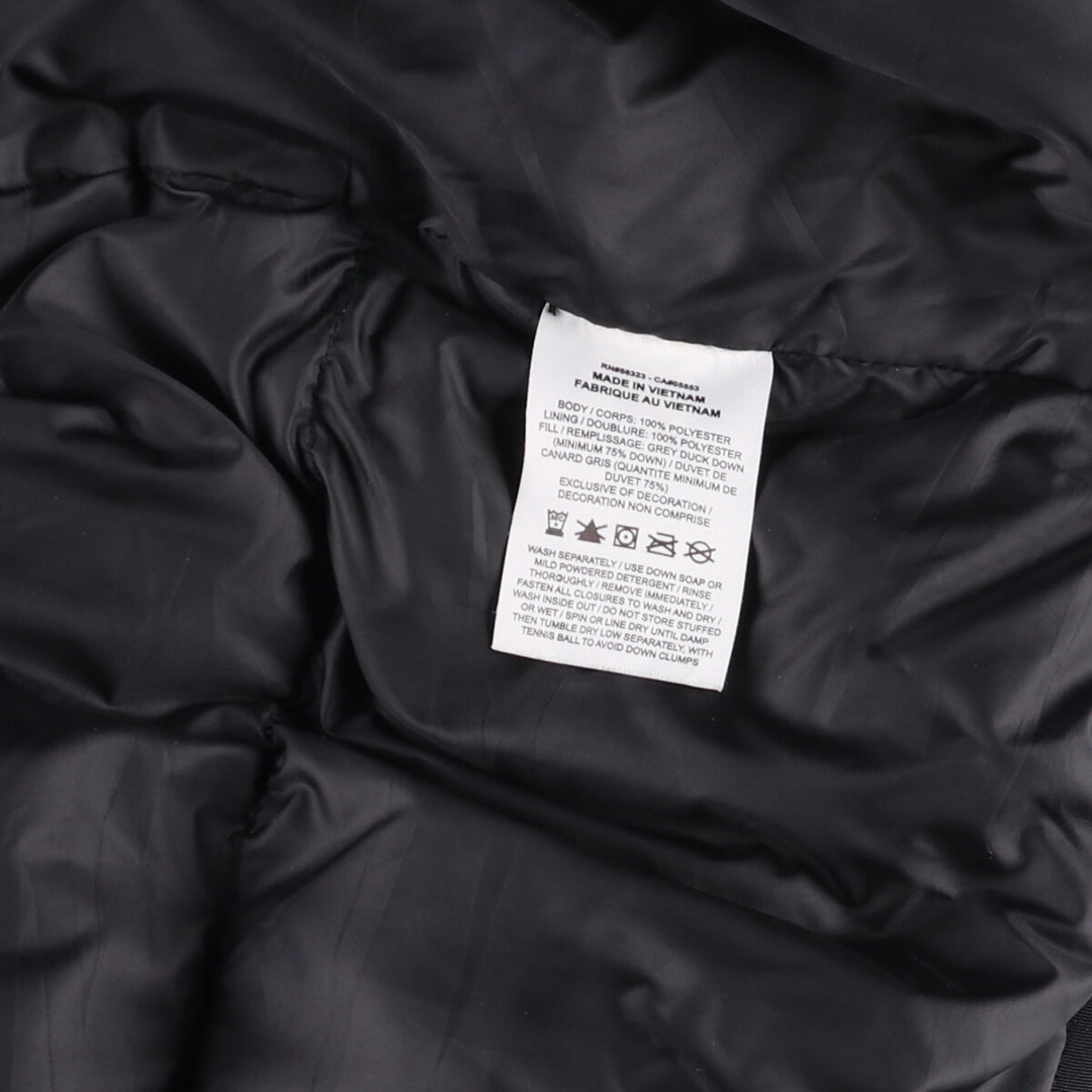 Nike Storm-Fit Down Parka, Men's Size L polyester black type Vintage Second Hand
