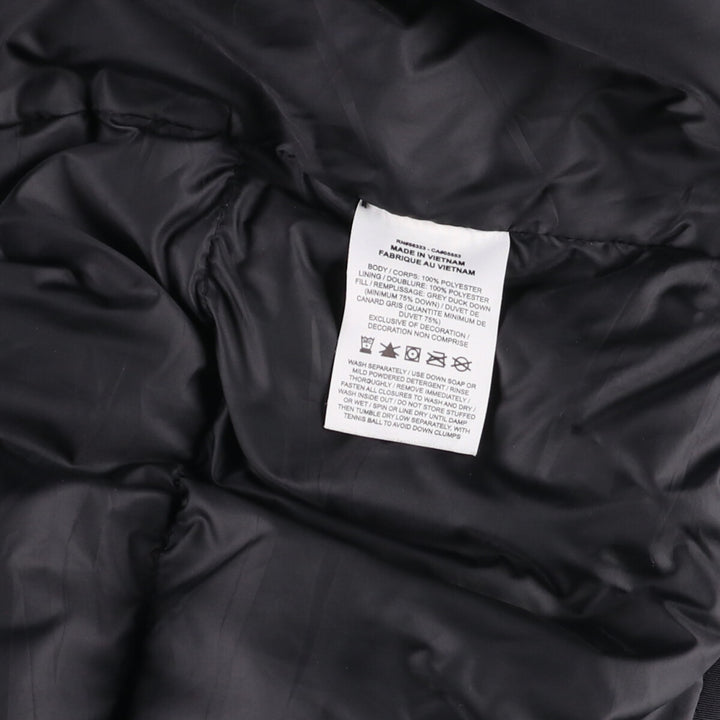 Nike Storm-Fit Down Parka, Men's Size L polyester black type Vintage Second Hand