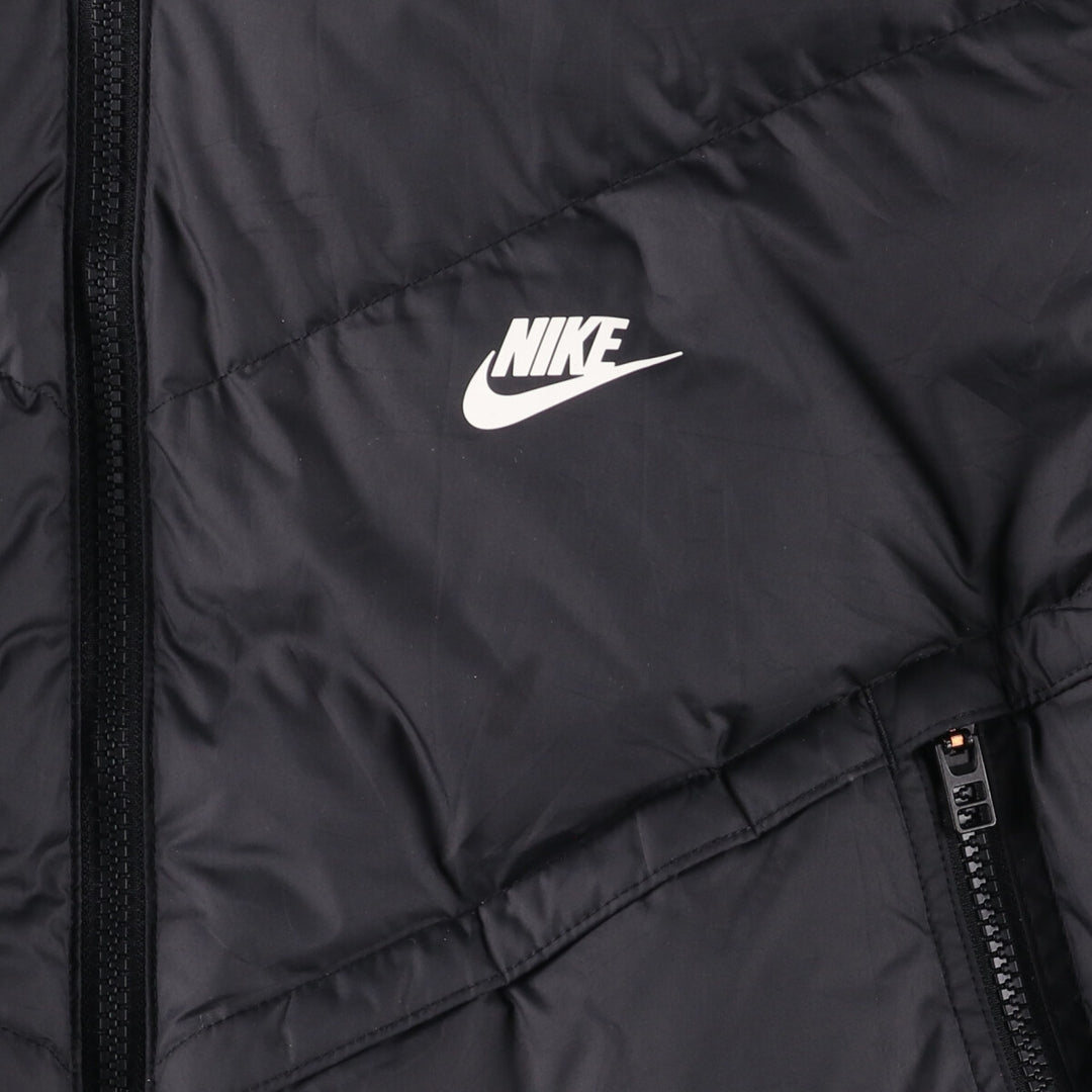 Nike Storm-Fit Down Parka, Men's Size L polyester black type Vintage Second Hand