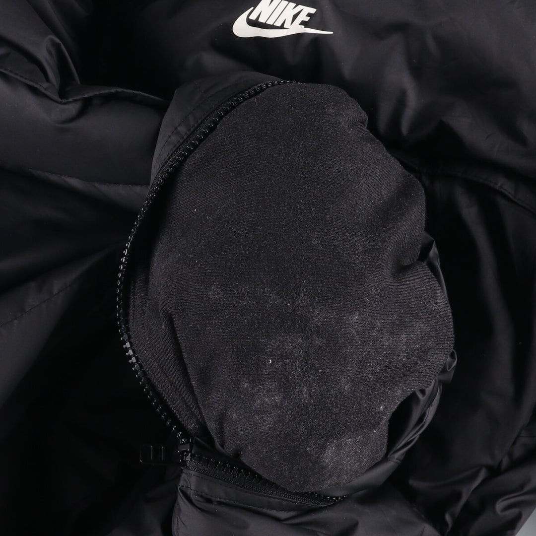 Nike Storm-Fit Down Parka, Men's Size L polyester black type Vintage Second Hand