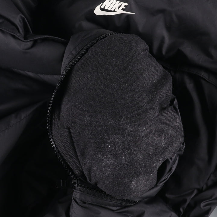 Nike Storm-Fit Down Parka, Men's Size L polyester black type Vintage Second Hand