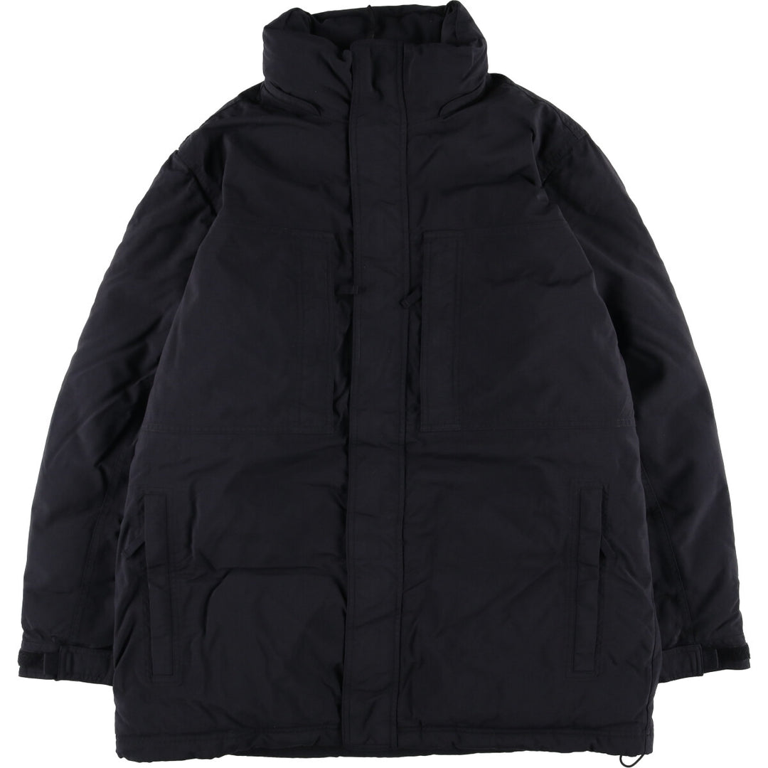 00'S Eddie Bauer goose down jacket, men's size L Nylon black type Vintage Second Hand