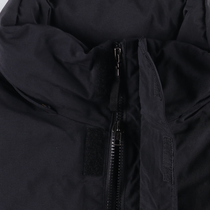 00'S Eddie Bauer goose down jacket, men's size L Nylon black type Vintage Second Hand