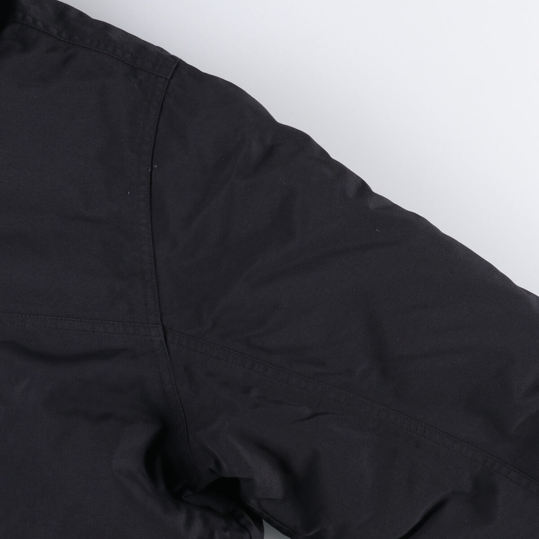 00'S Eddie Bauer goose down jacket, men's size L Nylon black type Vintage Second Hand