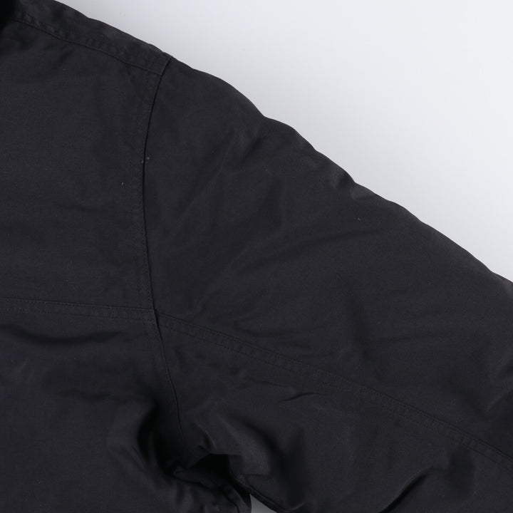 00'S Eddie Bauer goose down jacket, men's size L Nylon black type Vintage Second Hand