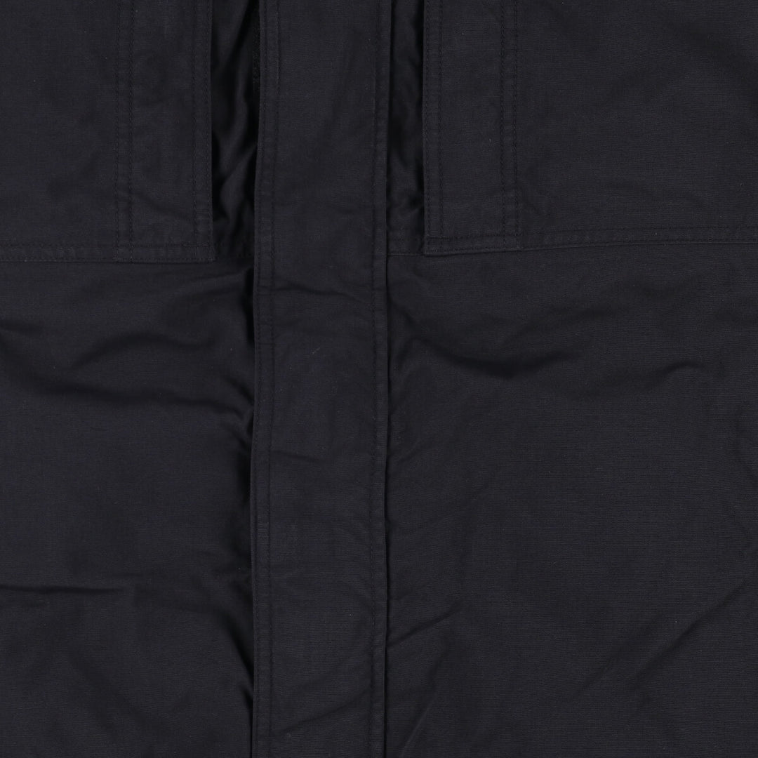 00'S Eddie Bauer goose down jacket, men's size L Nylon black type Vintage Second Hand