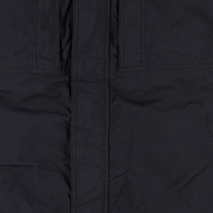 00'S Eddie Bauer goose down jacket, men's size L Nylon black type Vintage Second Hand