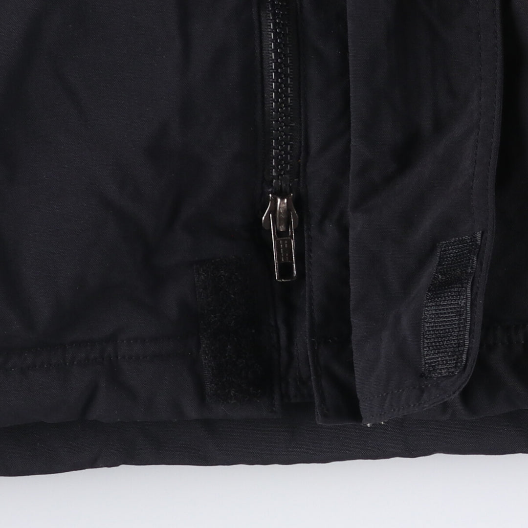 00'S Eddie Bauer goose down jacket, men's size L Nylon black type Vintage Second Hand