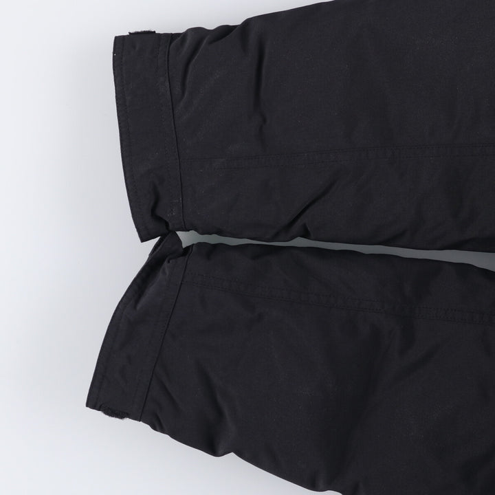 00'S Eddie Bauer goose down jacket, men's size L Nylon black type Vintage Second Hand